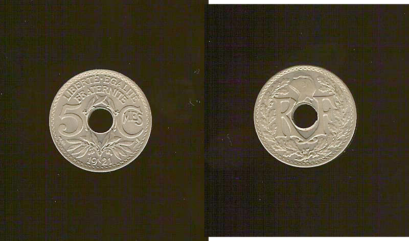 5 centimes Lindauer, petit module 1921 Paris FDC-